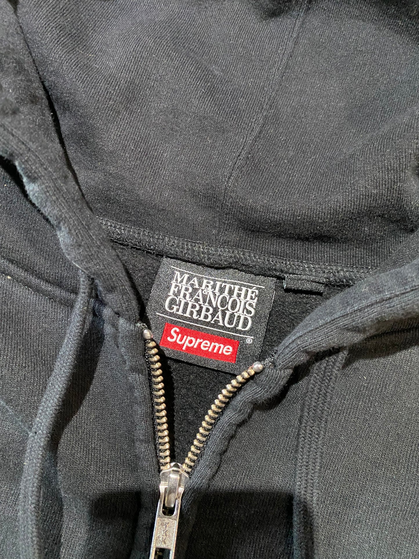 Supreme x Marithe Francois Girbaud Black Zip Up Jacket